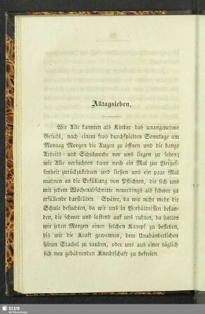Alltagsleben
