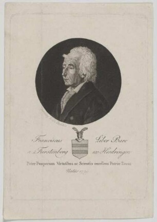 Bildnis Friedrich Wilhelm Franz Freiherr von Fürstenberg