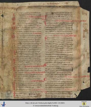 Astrologischer lateinischer Traktat - Macer Floridus, Fragment