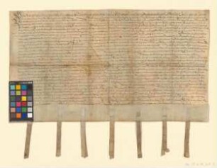 Obligation über 400 Taler, die Hans v. Lossow den Städten Brandenburg (Alt- und Neustadt), Berlin, Cölln, Frankfurt, Prenzlau und Ruppin leiht