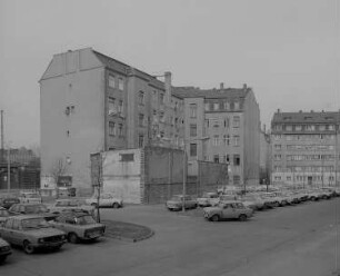 Könneritzstraße 19/21, Hofansicht : Dresden-Altstadt. Wohn- und Geschäftshäuser, Paul-Gruner-Straße (Könneritzstraße) 19/21. Hofansicht