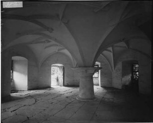 Jagsthausen Schloss Götzenburg Innenansicht Untergeschoss