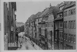 Wilsdruffer Straße, Blick Richtung Postplatz