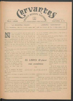 El libro: El placer más económico