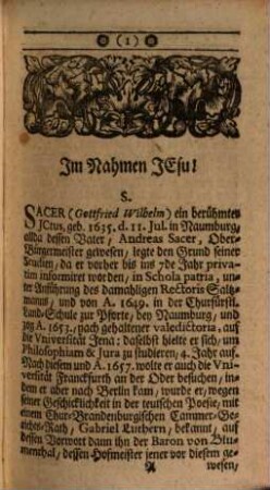 Johann Caspar Wetzels Hymnopœographia, oder Historische Lebens-Beschreibung der berühmtesten Lieder-Dichter. Dritter Theil
