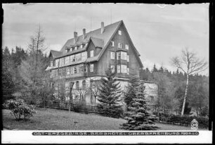 Osterzgebirge, Berghotel Friedrichshöhe in Oberbärenburg