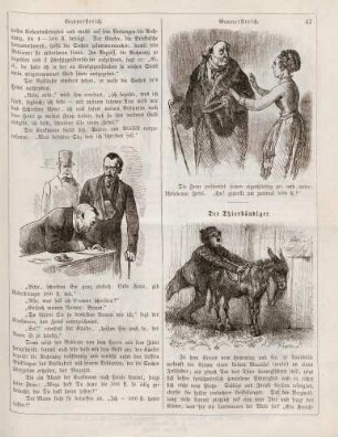"Gaunerstreich" "Der Thierbändiger"