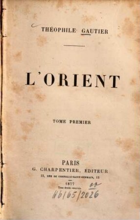 L' Orient, 1