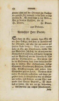Activischer Herr Doctor