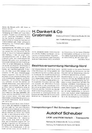 Bezirksversammlung Hamburg-Nord