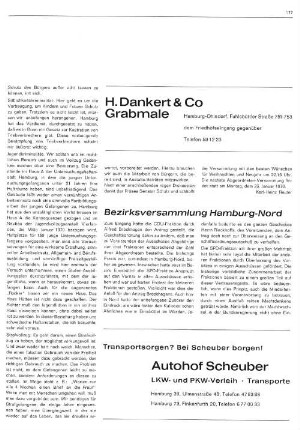 Bezirksversammlung Hamburg-Nord