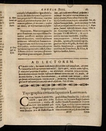 583, Ad Lectorem