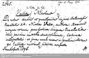 Consilia et responsa 0566