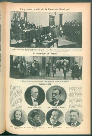 La primera sesión de la Comisión Municipal