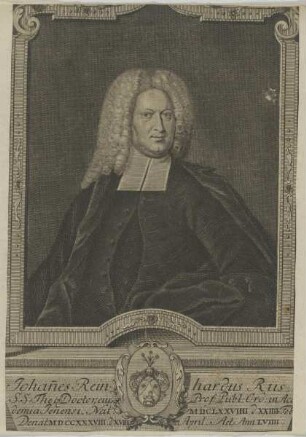Bildnis des Johannes Reinhardus Rus