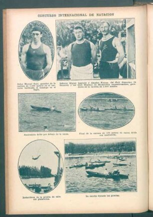 Concurso Internacional de Natación - [Ilustración]
