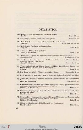 Ostasiatica (Nr. 688-713)