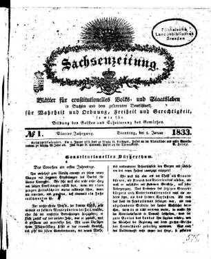 4.1833, Januar (Nr. 1-27)