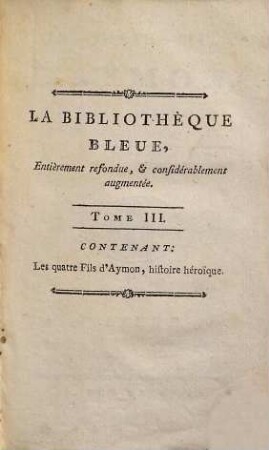 Les quatre fils d'Aymon : histoire héroique