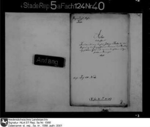 Beeidigung des Kanzlers Dr. Johann Stucke