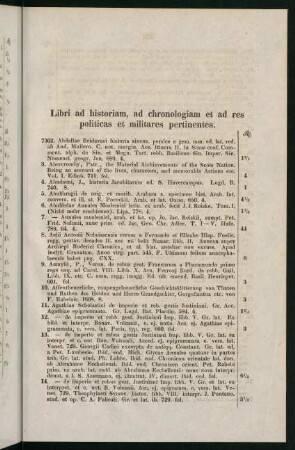 271-321, Libri ad historiam, ad chronologiam et ad res politicas et militares pertinentes