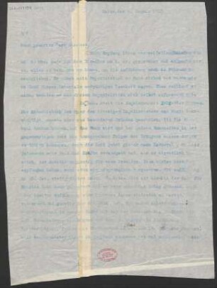 Brief an Sylvio Lazzari : 05.01.1913