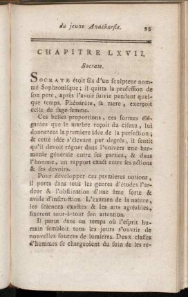 Chapitre LXVII. Socrate.
