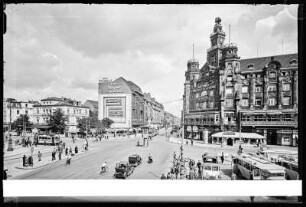 Dresden, Wiener Platz mit Prager Straße