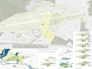 Transformation TXL - Vom Flugfeld zum Lebensraum Schinkelwettbewerb 2013: Lageplan 1:10000 und 1:2500, Diagramme