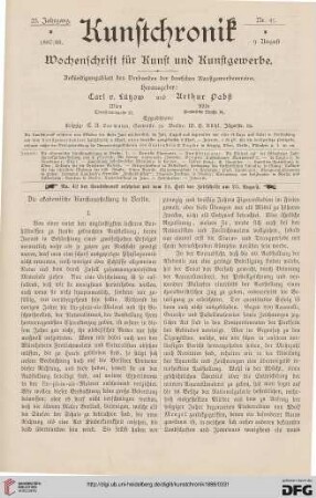 Heft 41 (9. August 1888)