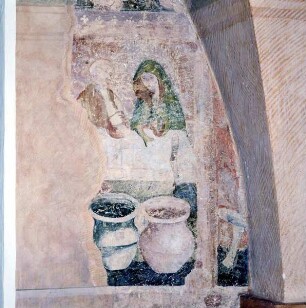 Zyklus mit Darstellungen aus dem Leben Christi — Wandbild: Hochzeit zu Kana