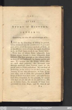 Letter II. Concerning the true use and advantages of it.