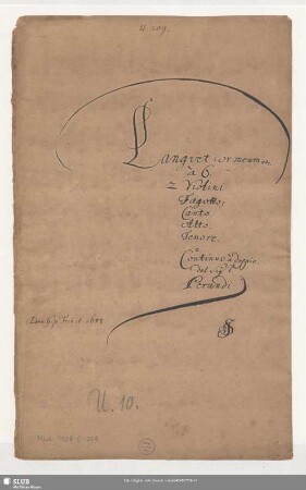 Stimmensatz [Schreiber: Jacobi, S.; u.a.]