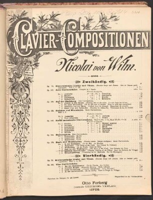Dorf- und Waldidyllen : Op. 179 : sechs Clavierstücke. No. 4, Rast bei den Waldvöglein