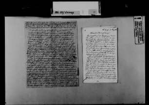Schreiben von Adolph Vischer, Britzingen, an August Lamey: Ausrichtung des theologischen Seminars in Heidelberg.