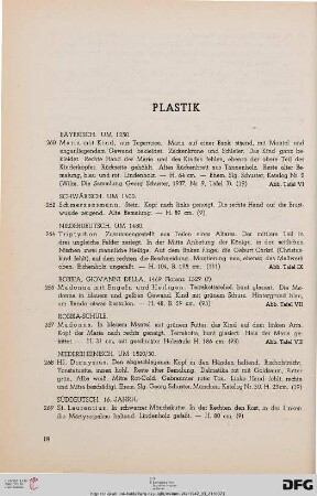 Plastik (Nr. 260-318)