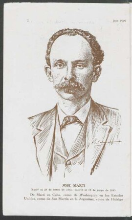 [Retrato de] José Martí