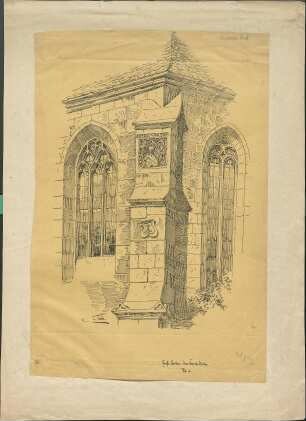 Groß-Stechau. Vom Chor der Kirche.