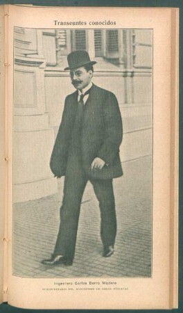 Ingeniero Carlos Berro Madero, Subsecretario del Ministerio de Obras Públicas - [Retrato] : Transeúntes conocidos