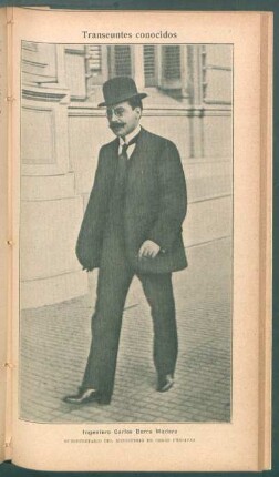 Ingeniero Carlos Berro Madero, Subsecretario del Ministerio de Obras Públicas - [Retrato] : Transeúntes conocidos