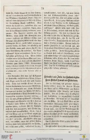 1: Hirtenstab und Insul des hochwürdigsten Herrn Bischof Konrad von Paderborn