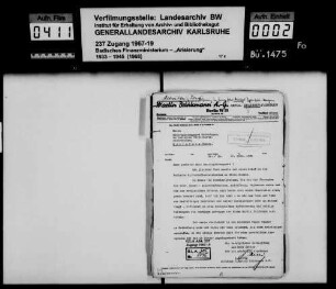 Firma Jakob Retwitzer oHG in Mannheim Käufer: Hopfenbauverein Kirrlach e. V. Lagerbuch-Nr. 1527/1 Kirrlach