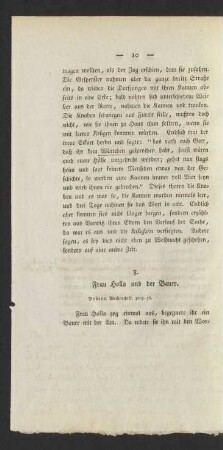 8. Frau Holla und der Bauer.
