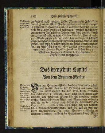 Das dreyzehnte Capitel.