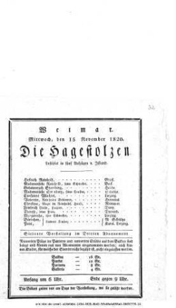 Die Hagestolzen