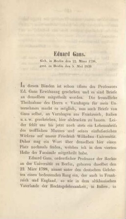 Eduard Gans