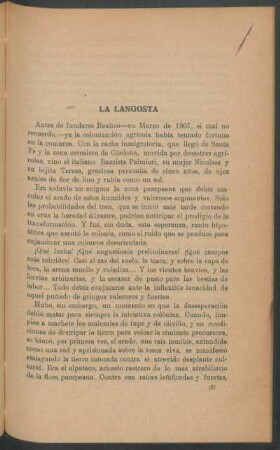 La langosta