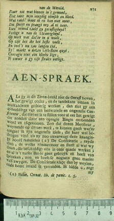 Aen-Spraek.