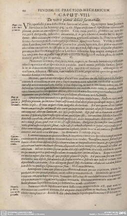 Caput VIII. De vitris planis debite formandis.