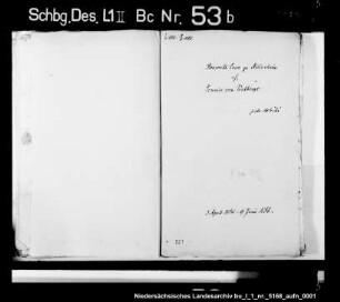 Schuldforderung des Bernward Lowe (Lauwe) zu Hildesheim an Tönnies von Wettberg
